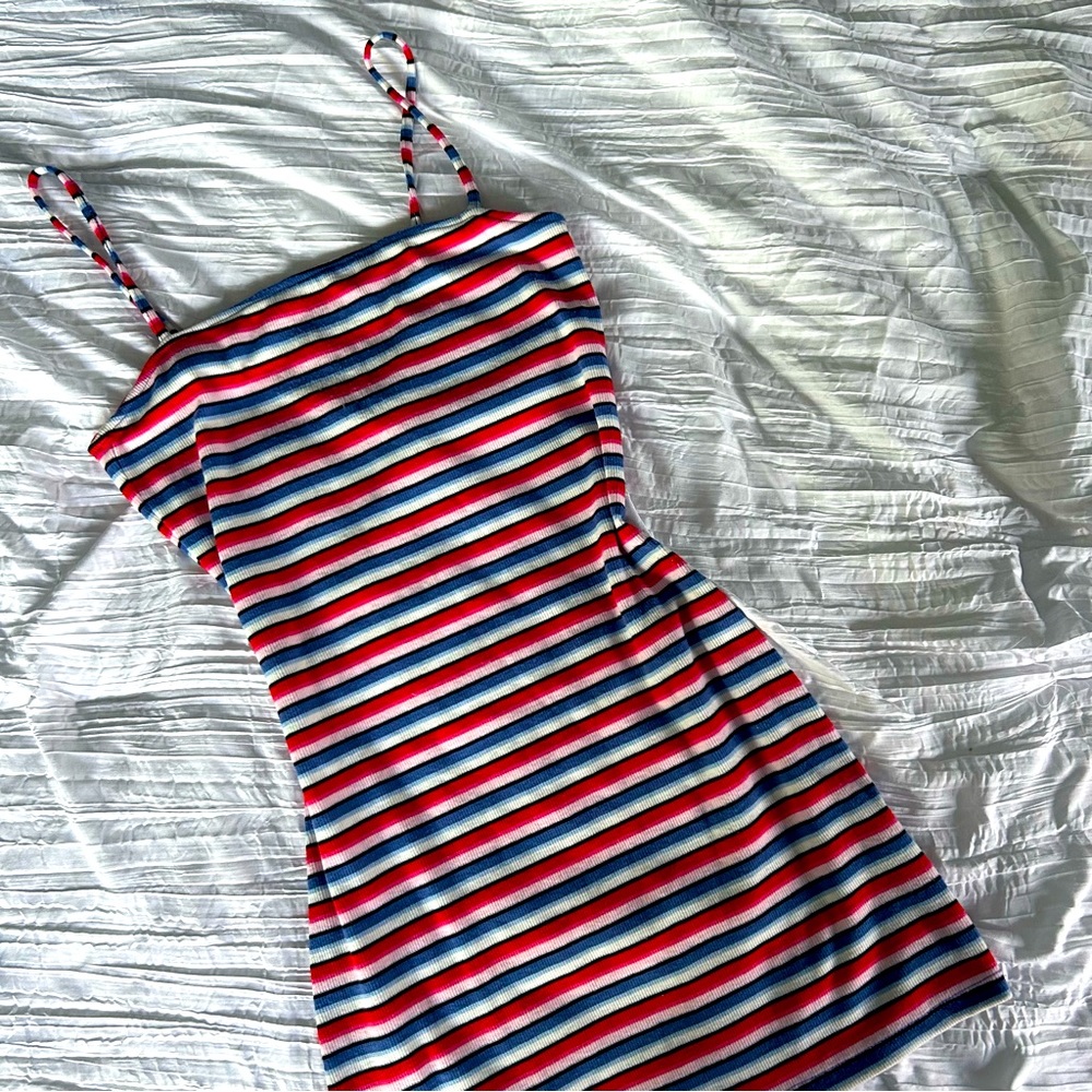 FOREVER 21 Bodycon Stripped Mini Dress US 12